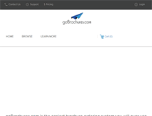 Tablet Screenshot of gobrochures.com